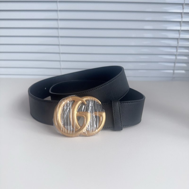 Gucci 古馳腰帶 黑色 長1m-1