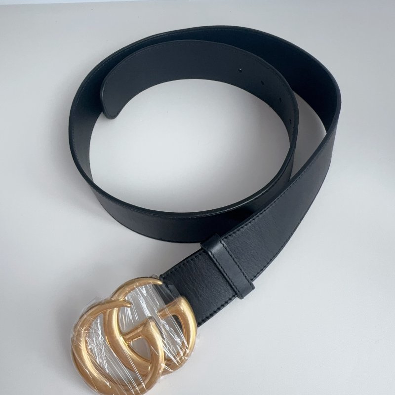 Gucci 古馳腰帶 黑色 長1m-2