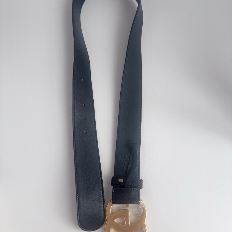 Gucci 古馳腰帶 黑色 長1m-3