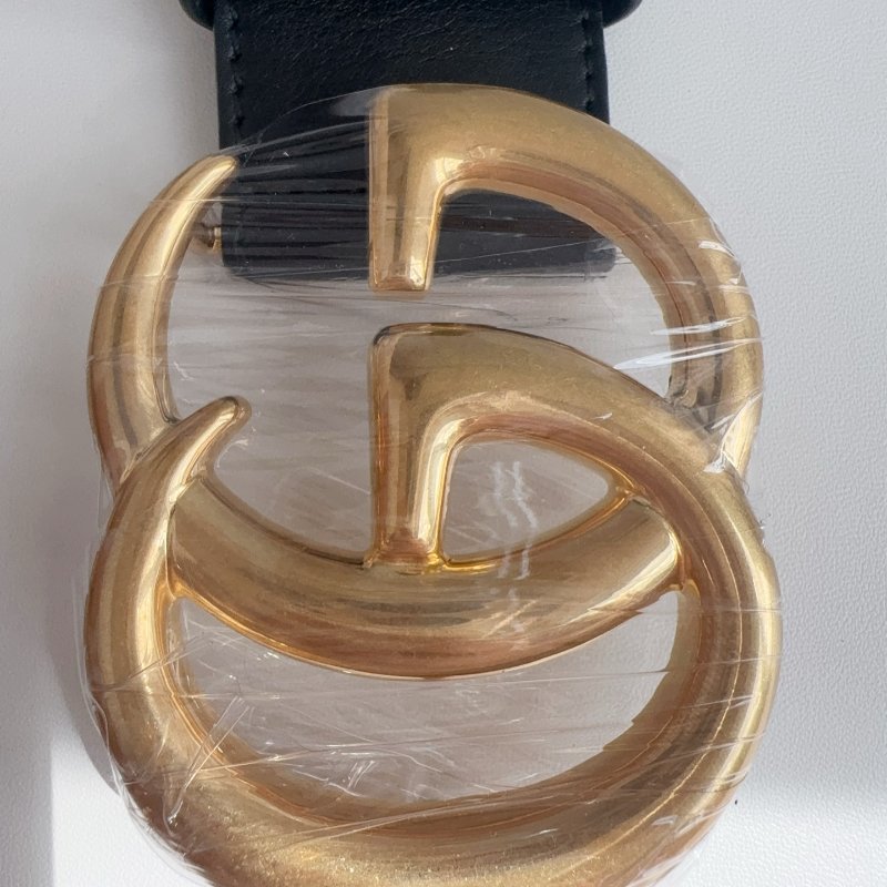 Gucci 古馳腰帶 黑色 長1m-5