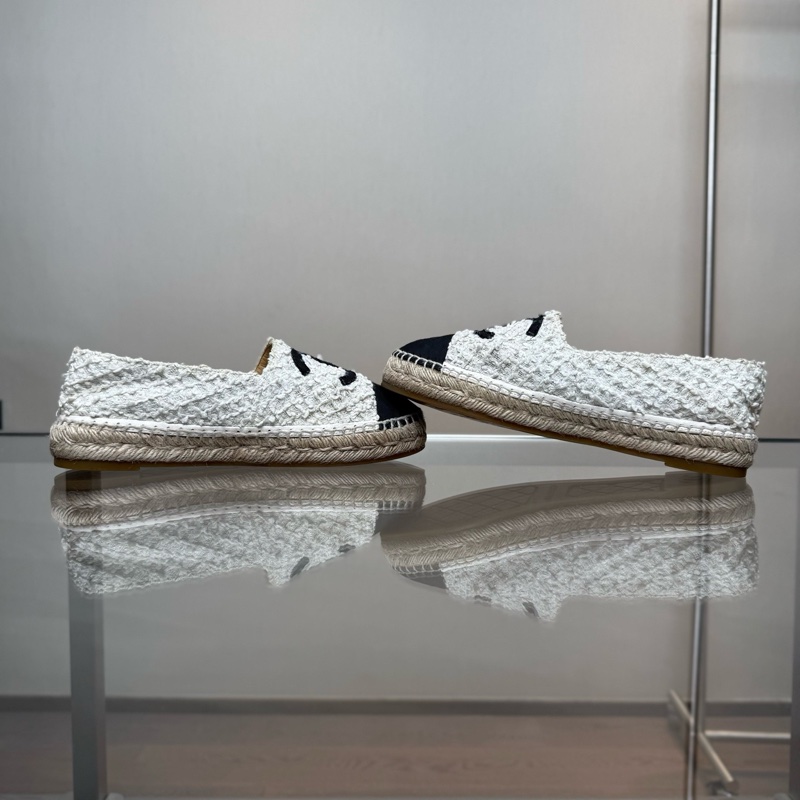 98新香奈兒/Chanel 黑白熊貓小香風漁夫鞋 尺碼/39碼-3