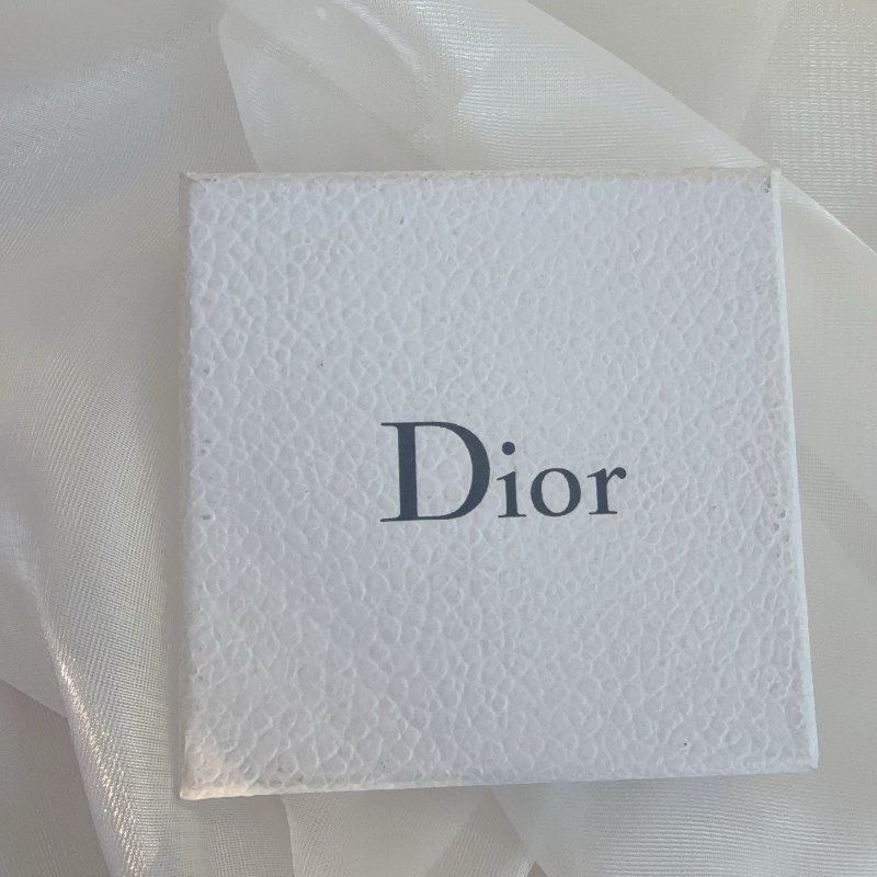 Dior迪奧復古 圓圈字母耳環耳釘 99新-4