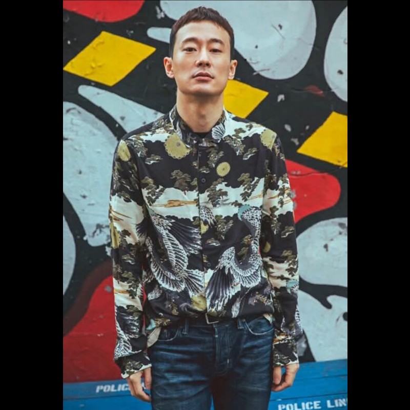 Allsaints Descent LS Shirt 花襯衫 夏威夷襯衫 開領襯衫 男XS-3