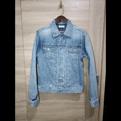 Allsaints Idaho Denim Jacket 淺色 不修邊 丹寧外套 牛仔外套 男xs