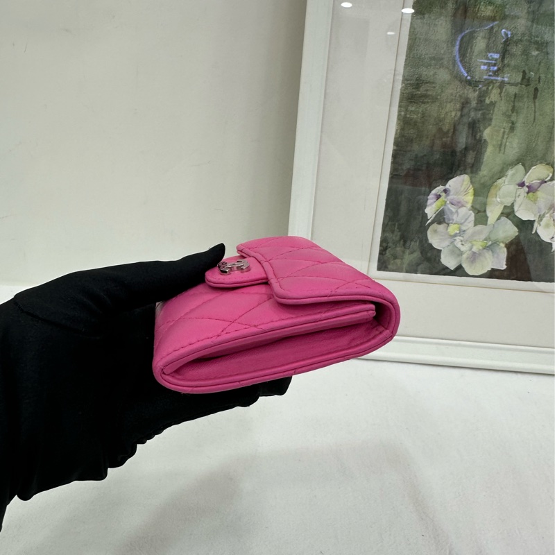 Chanel 短版皮夾 原始成色 27開-5