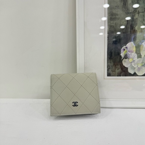 Chanel 短版皮夾 晶片