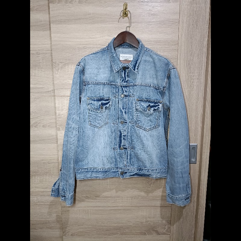 Ralph Lauren Denim & Supply 淺色 丹寧外套 牛仔外套 男S-0
