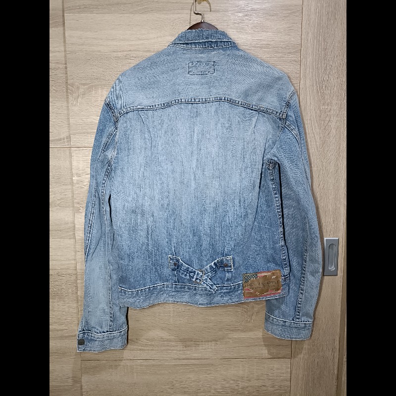 Ralph Lauren Denim & Supply 淺色 丹寧外套 牛仔外套 男S-1