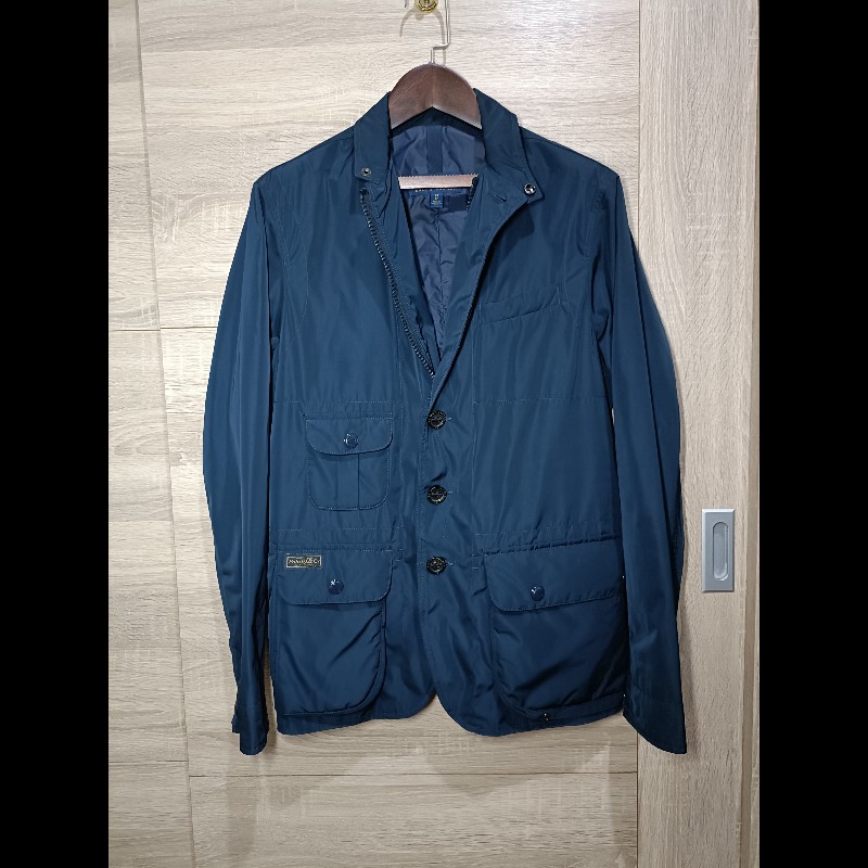 Polo Ralph Lauren RL 深藍 多功能 防風 防潑水 西裝外套 男XS-0
