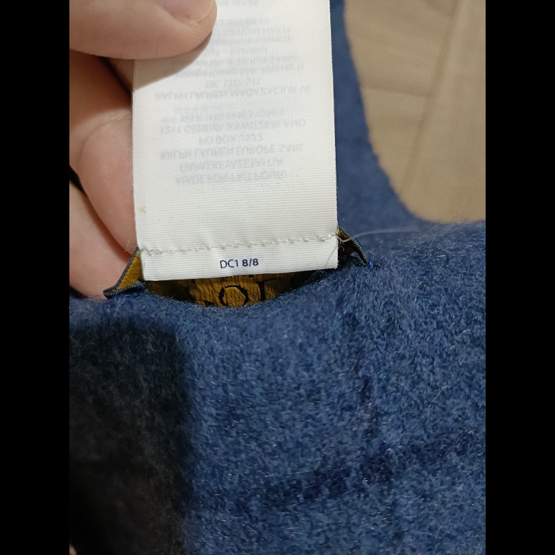 Polo Ralph Lauren RL 深藍 水藍 大格子 羊毛 圍巾-5