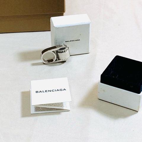 ⚙️特殊美品 Balenciaga 巴黎世家 重工齒輪銀 戒指
