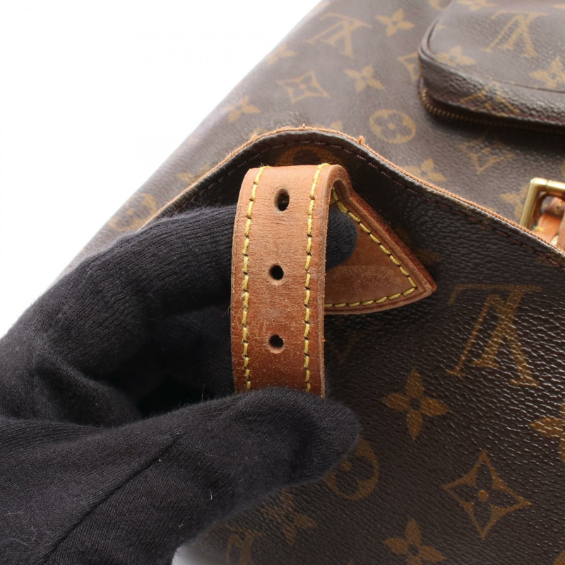 路易威登 Montsouris MM 背包 M51136 Monogram 帆布皮革 LV-5
