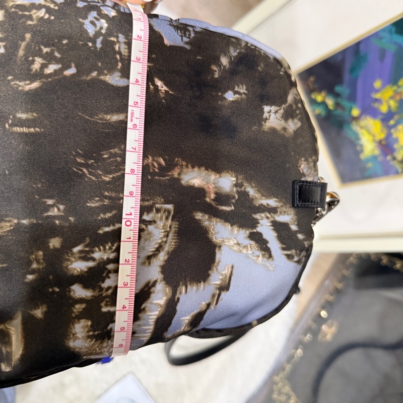 99新✨專櫃款七萬Prada經典黑色尼龍 藝術系列 防磨防潑水 超輕的降落傘布 斜背包 keep all、speedy、波士頓-50