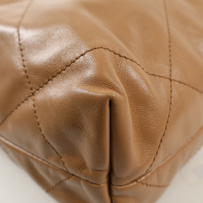 CHANEL 牛皮皮革Chanel 22 Small金扣鏈帶肩背袋-8