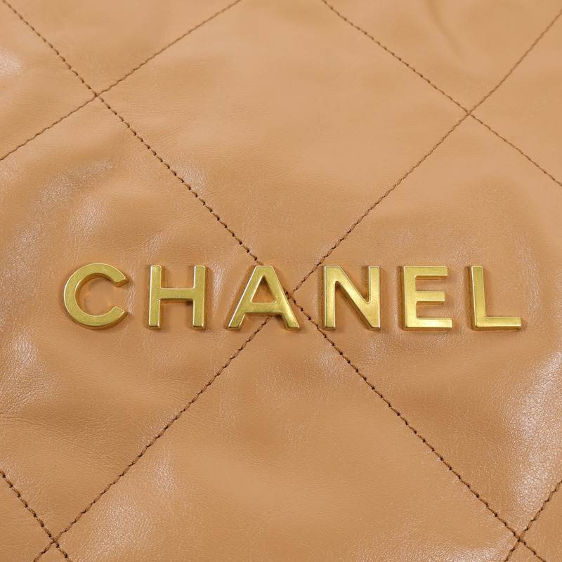 CHANEL 牛皮皮革Chanel 22 Small金扣鏈帶肩背袋-12