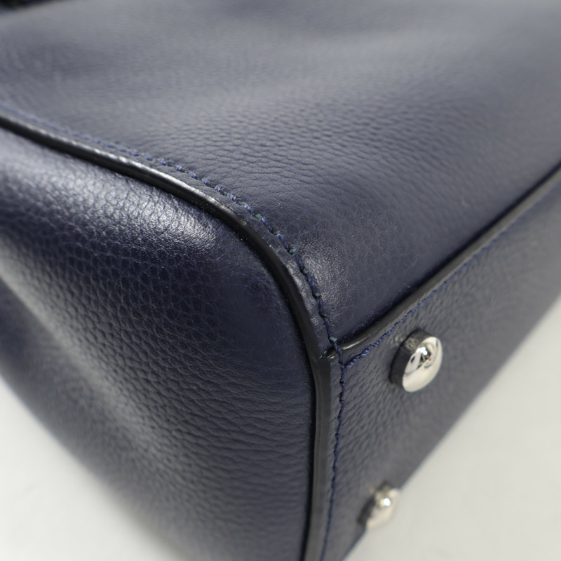 CHANEL 牛皮皮革Neo Executive Tote Mini銀扣手挽肩背兩用袋-8