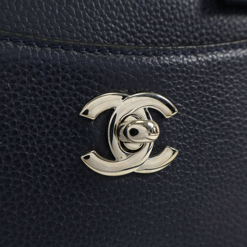 CHANEL 牛皮皮革Neo Executive Tote Mini銀扣手挽肩背兩用袋-15
