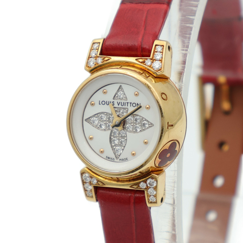 LOUIS VUITTON Tambour Bijou Watch Q151L-2