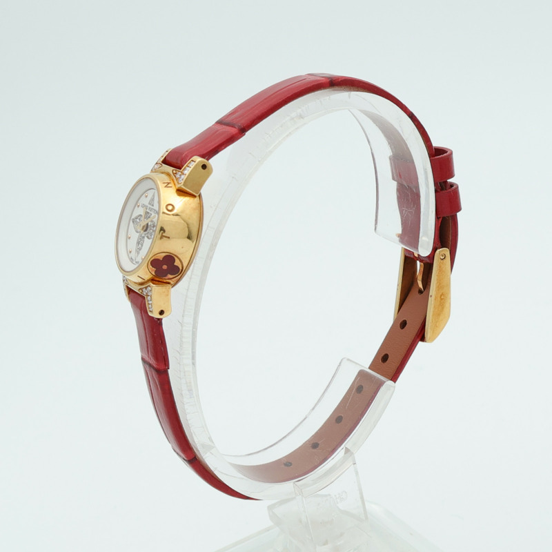 LOUIS VUITTON Tambour Bijou Watch Q151L-3