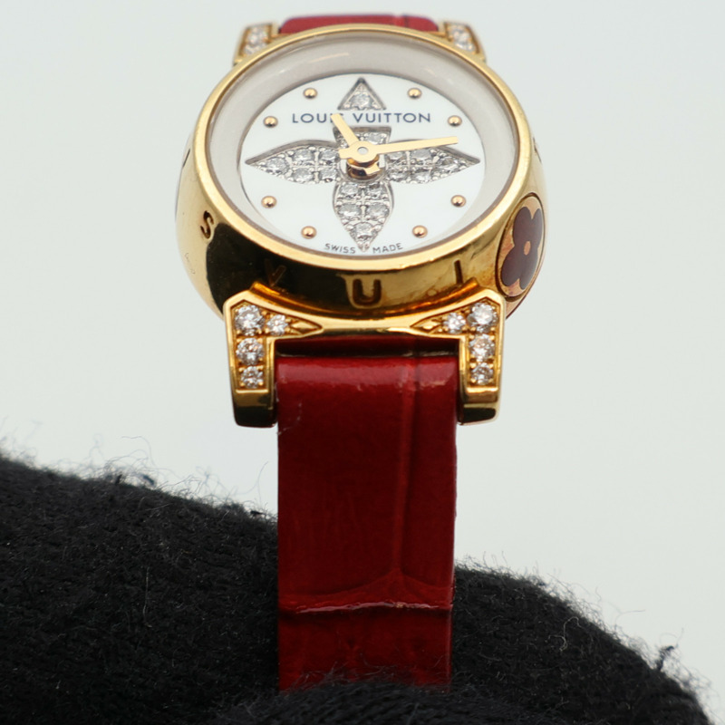 LOUIS VUITTON Tambour Bijou Watch Q151L-10