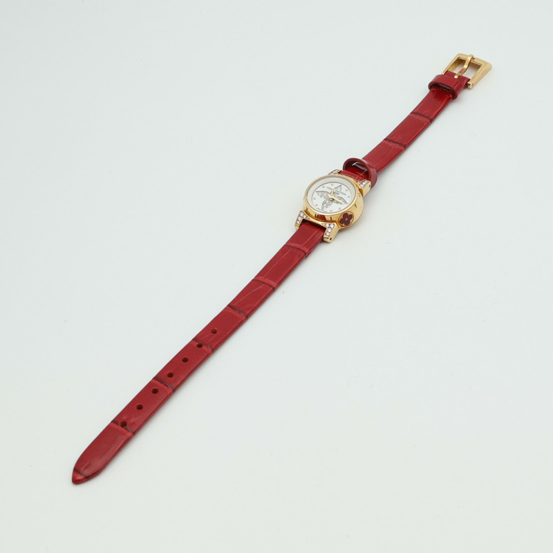 LOUIS VUITTON Tambour Bijou Watch Q151L-16