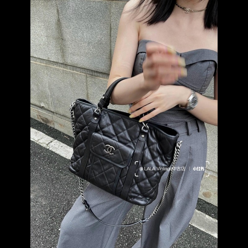 Chanel 2way tote-11