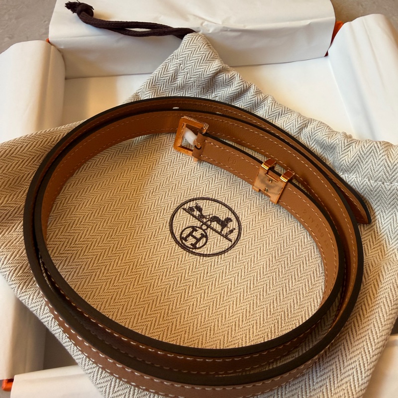 全新未使用愛馬仕Hermes Pop H Belt皮帶 金色Gold 80-3