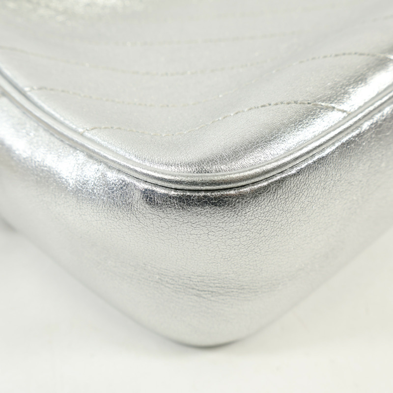 GUCCI 牛皮皮革Shoulder Bag銀扣肩背袋-8