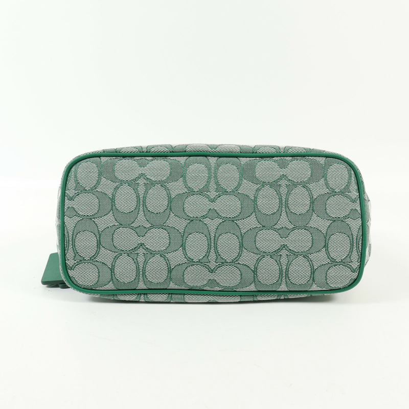 COACH 牛皮皮革Shoulder Bag金扣肩背袋-3