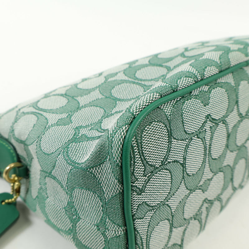 COACH 牛皮皮革Shoulder Bag金扣肩背袋-4