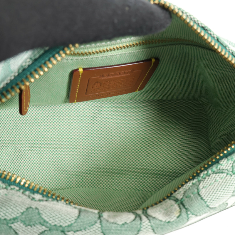 COACH 牛皮皮革Shoulder Bag金扣肩背袋-10