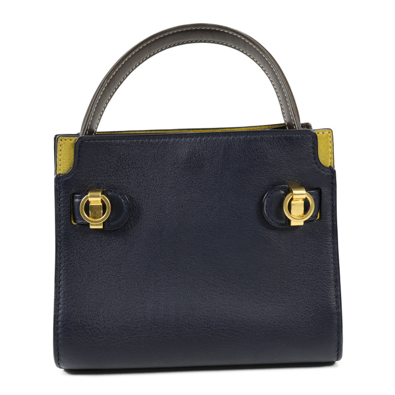 Tory Burch 牛皮皮革Shoulder Bag金扣肩背袋-1