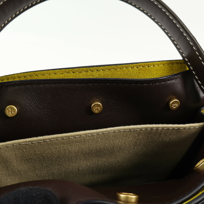 Tory Burch 牛皮皮革Shoulder Bag金扣肩背袋-12