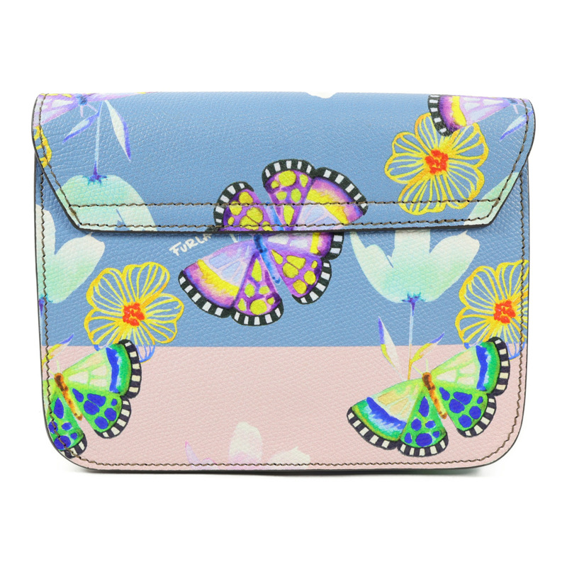 Furla 牛皮皮革Shoulder Bag金扣肩背袋-1