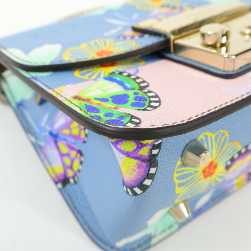 Furla 牛皮皮革Shoulder Bag金扣肩背袋-4