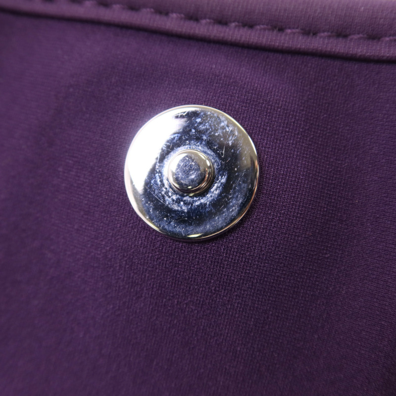 CHANEL 布料Shoulder Bag銀扣肩背袋-10