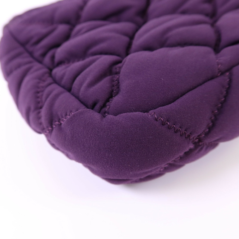 CHANEL 布料Shoulder Bag銀扣肩背袋-15