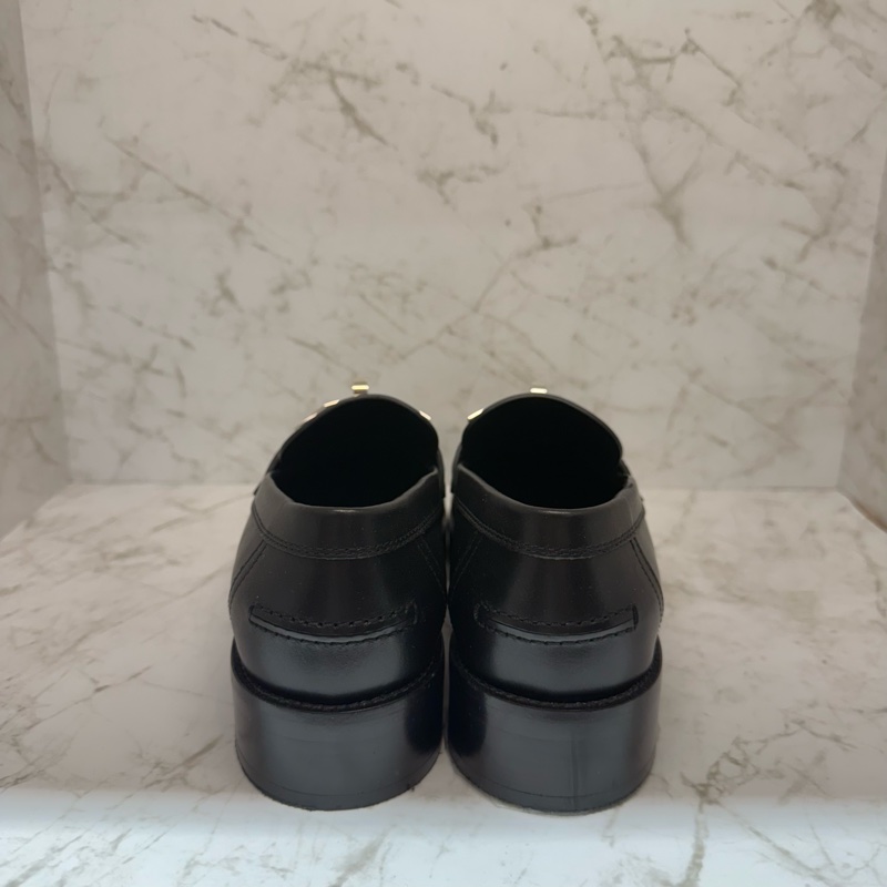 HERMES 黑銀KELLY瑪莉珍鞋 _ 37-2