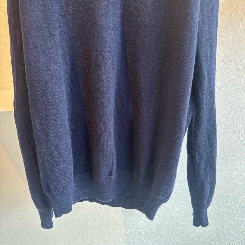 Gucci深藍v領針織毛衣-24