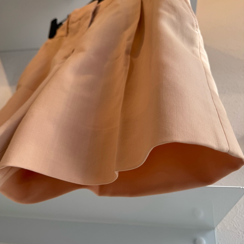 Burberry 粉橘色TB短褲-6