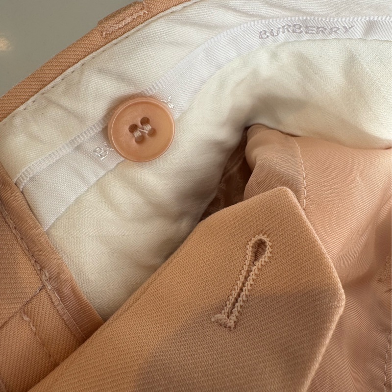 Burberry 粉橘色TB短褲-11