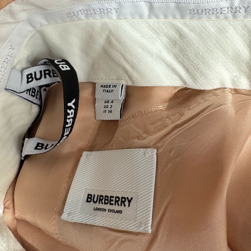 Burberry 粉橘色TB短褲-18