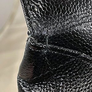 ＊奢華大道國際精品＊【CH0712】CHANEL 黑色魚子醬DECA MATELASSE 金釦鍊帶肩背包-8