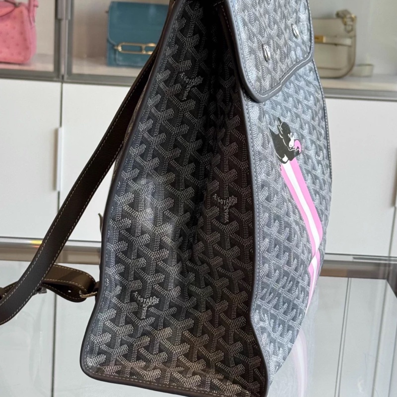 goyard 灰色書包可愛狗狗款-1