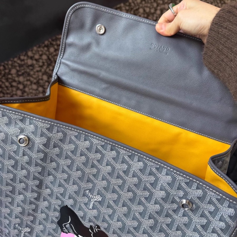 goyard 灰色書包可愛狗狗款-3