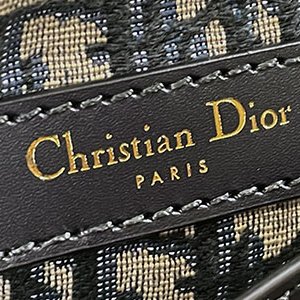 ＊奢華大道國際精品＊【D0267】DIOR 藍色緹花布CEST DIOR金釦二用水桶包 M2271OTZQ-M928-2