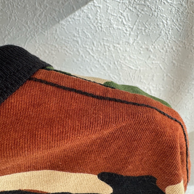 克羅心 迷彩嘴唇短袖上衣-17