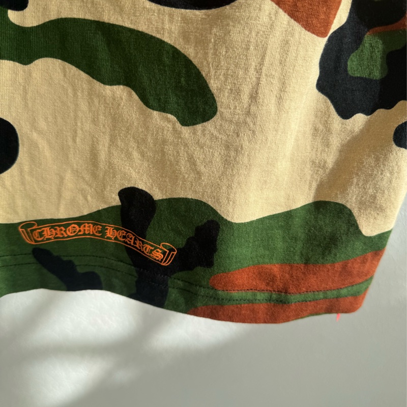 克羅心 迷彩嘴唇短袖上衣-18