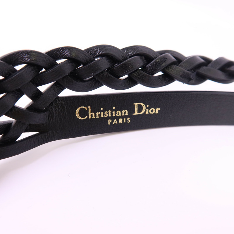 Dior 牛皮皮革Belt金扣皮帶-6