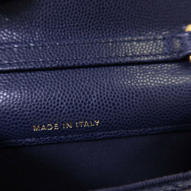 CHANEL 牛皮皮革Chain Shoulder Bag金扣鏈帶肩背袋-18